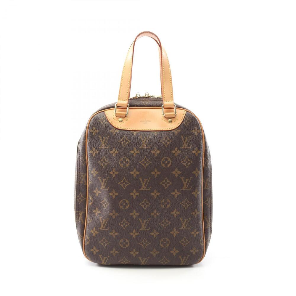Louis Vuitton Excursion Monogram Handbag Canvas Leather Brown